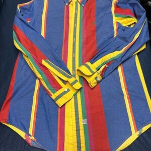 Colorful Striped Men's Shirt